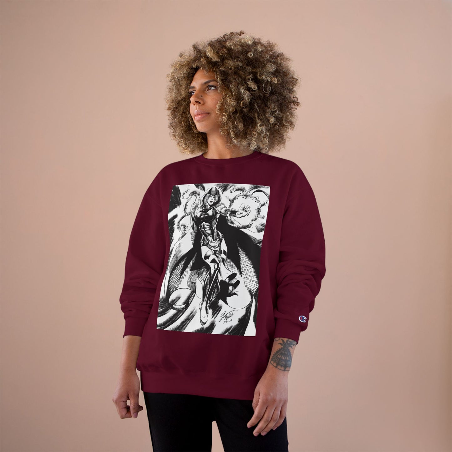 Raven Champion Sweatshirt — Comic Crewneck