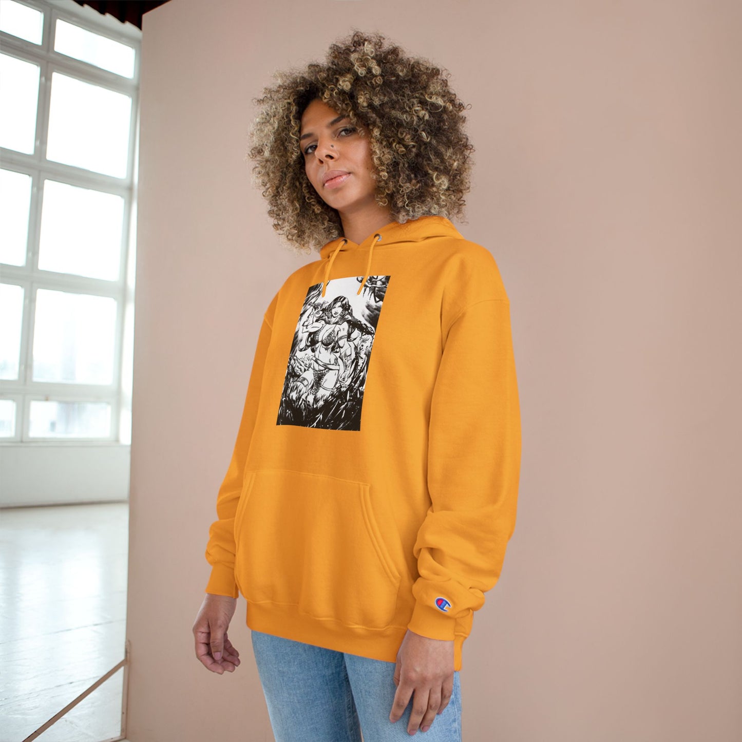 Red Sonja Champion Hoodie — Graphic Hoodie