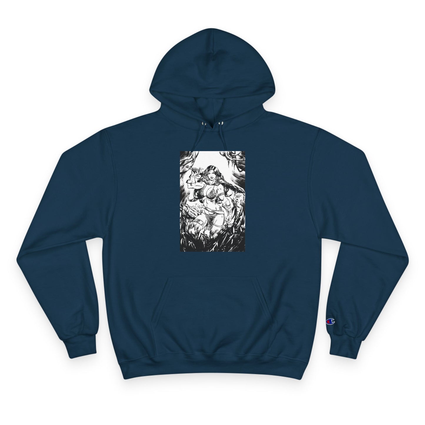 Red Sonja Champion Hoodie — Graphic Hoodie