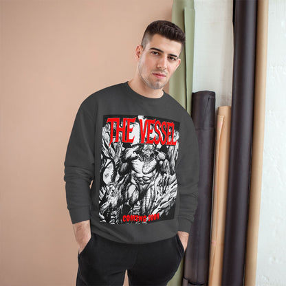 The Vessel Graphic Sweatshirt — Horror Art Crewneck with "Coming Soon" Design