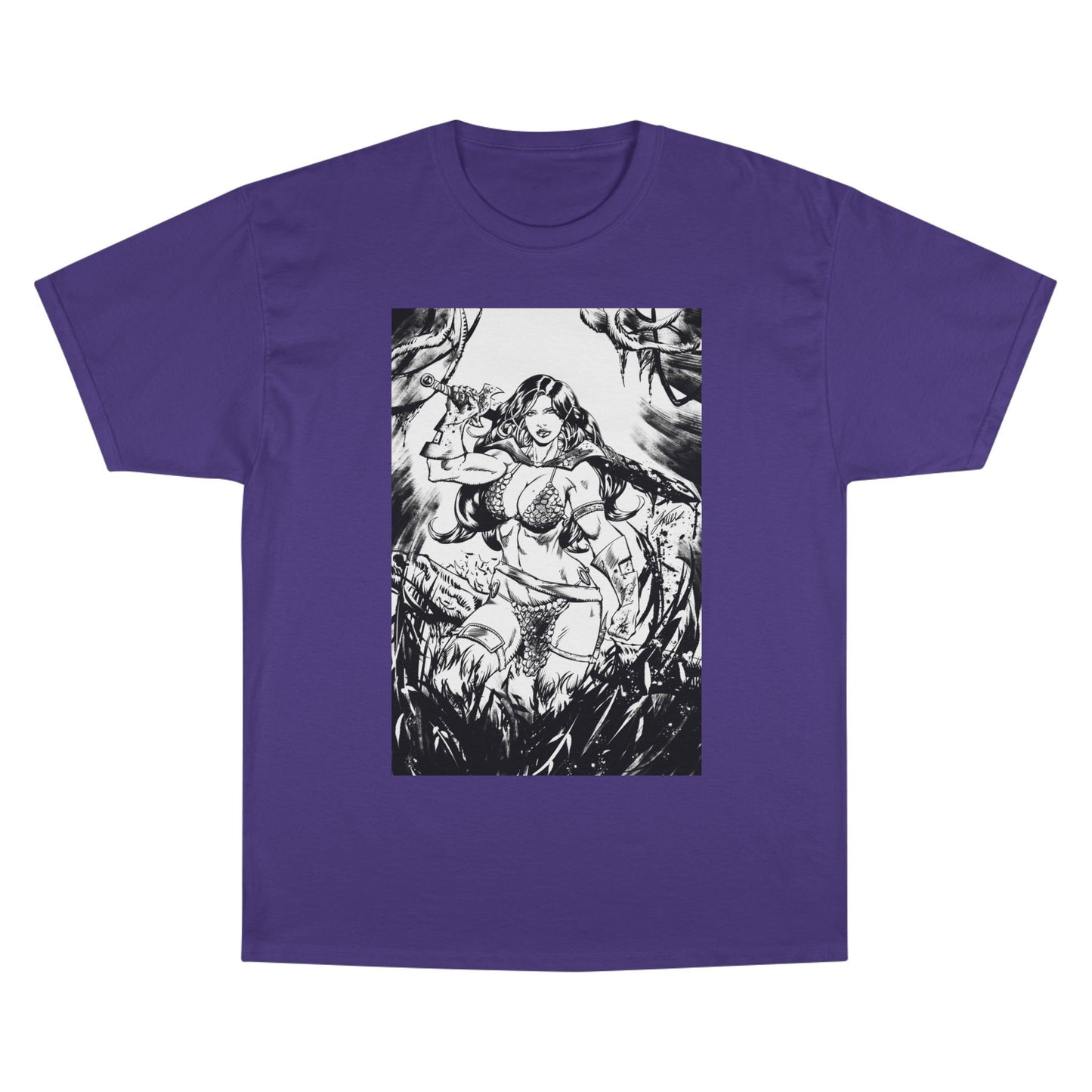 Red Sonja Sword & Sorcery Champion T-Shirt — Comic Fantasy Tee