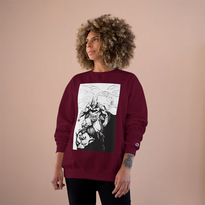 The Bat Comic Champion Sweatshirt - Cool Superhero Graphic Tee