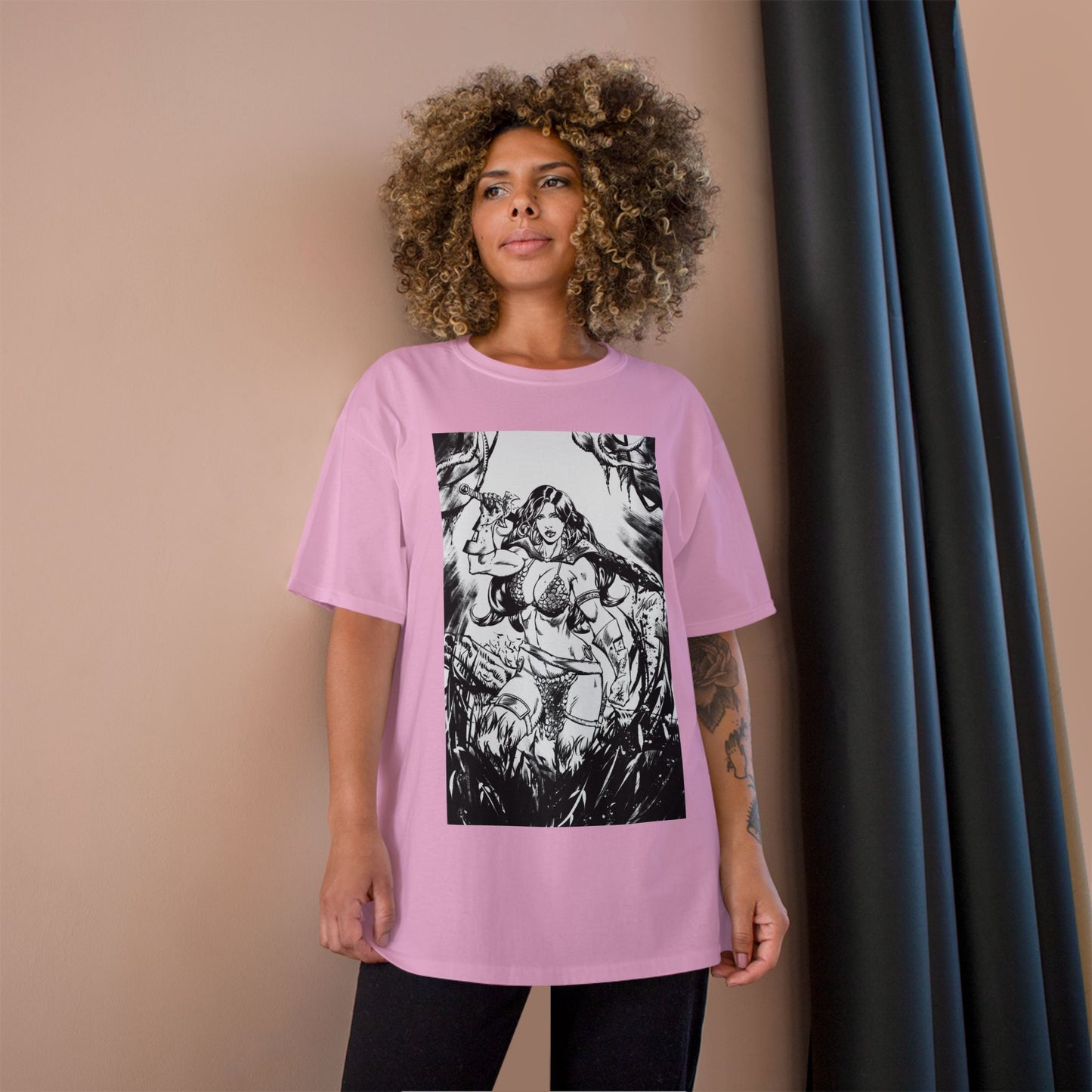 Red Sonja Sword & Sorcery Champion T-Shirt — Comic Fantasy Tee