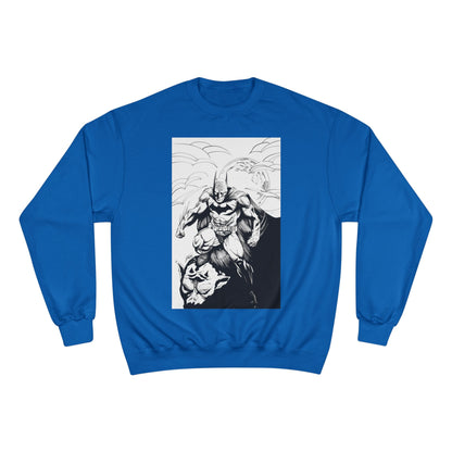 The Bat Comic Champion Sweatshirt - Cool Superhero Graphic Tee