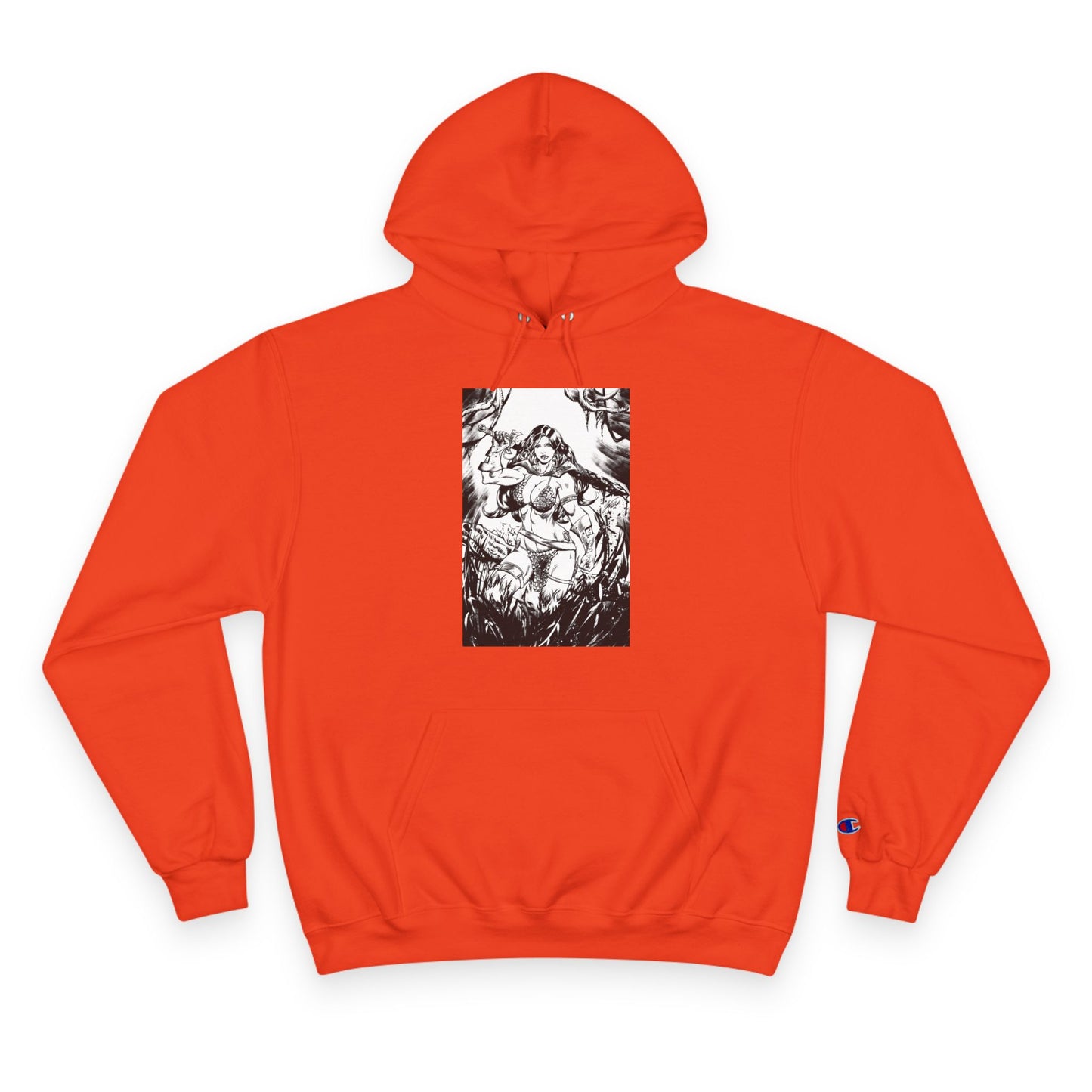 Red Sonja Champion Hoodie — Graphic Hoodie