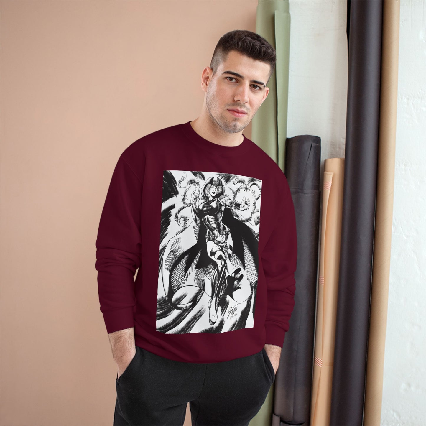 Raven Champion Sweatshirt — Comic Crewneck