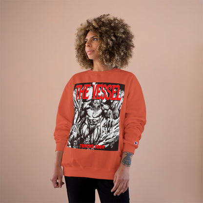 The Vessel Graphic Sweatshirt — Horror Art Crewneck with "Coming Soon" Design