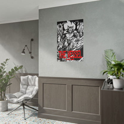 Rolled Poster — "THE VESSEL" Horror Art Print (Werewolf Illustration)