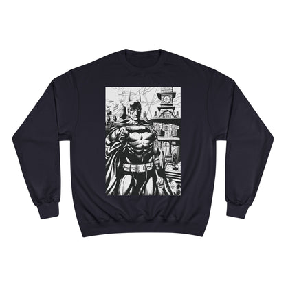 The Bat Arkham Asylum Champion Sweatshirt - Cool Comic Gaming Apparel