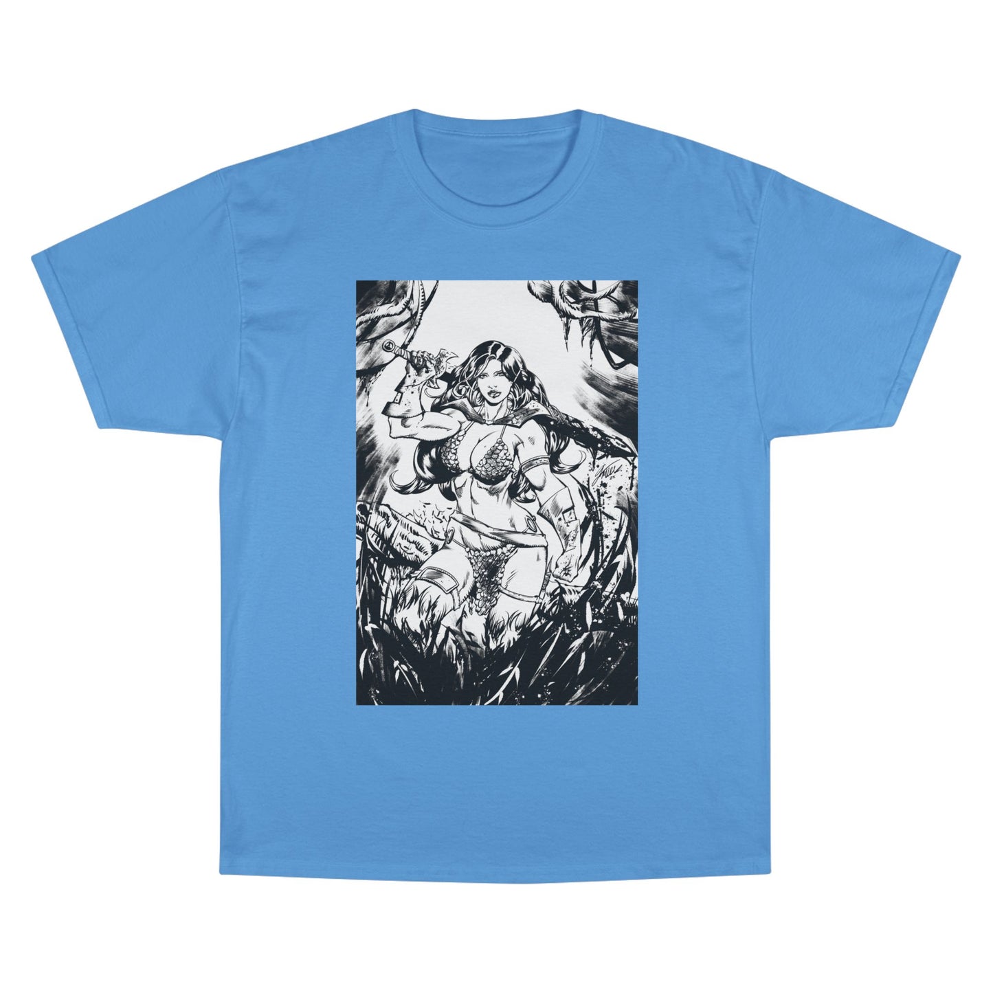 Red Sonja Sword & Sorcery Champion T-Shirt — Comic Fantasy Tee