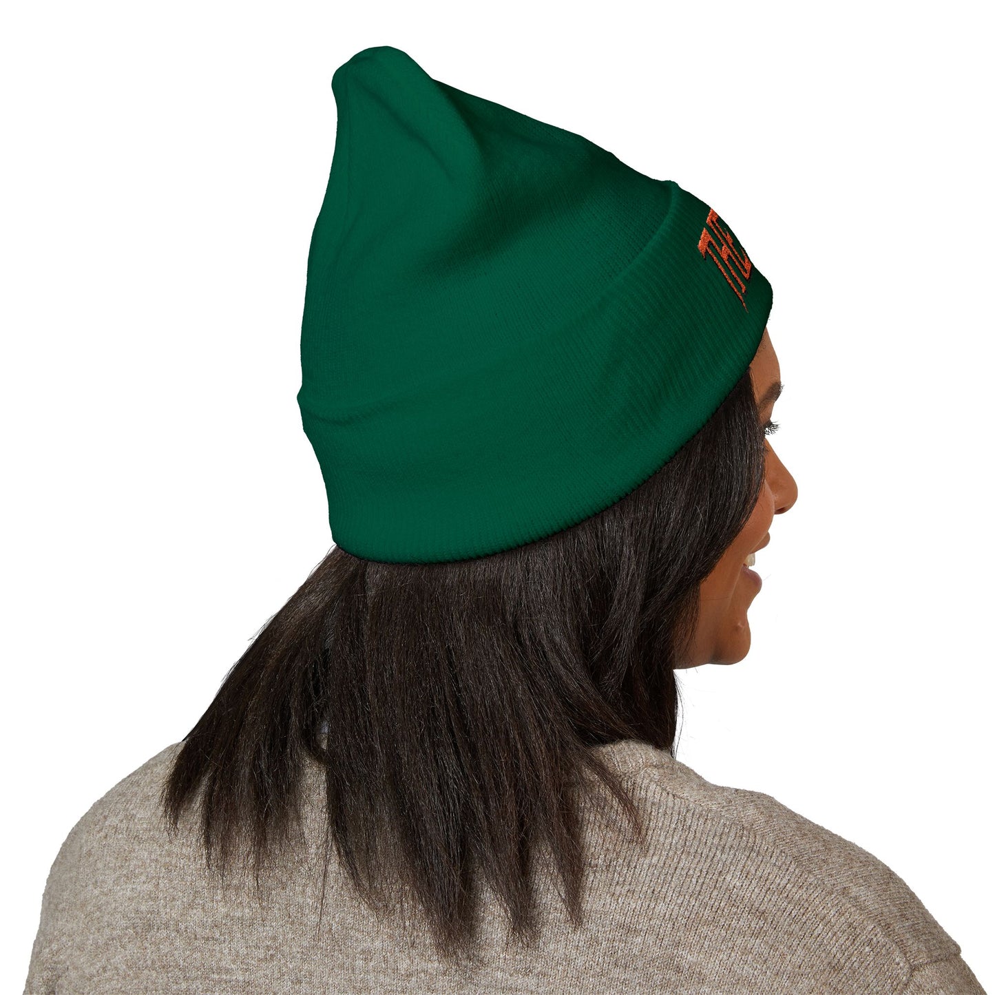 Embroidered 'THE VESSEL' Cuffed Beanie — Casual Streetwear Knit Hat