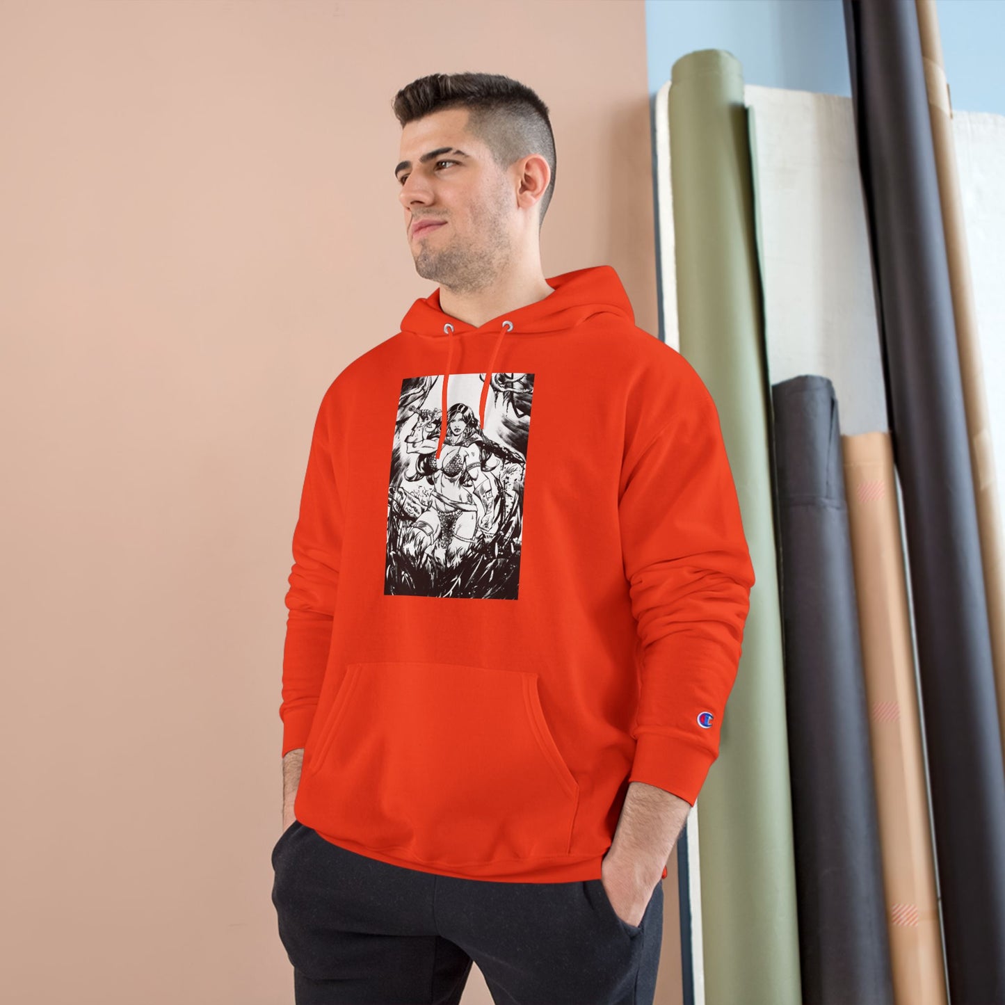 Red Sonja Champion Hoodie — Graphic Hoodie
