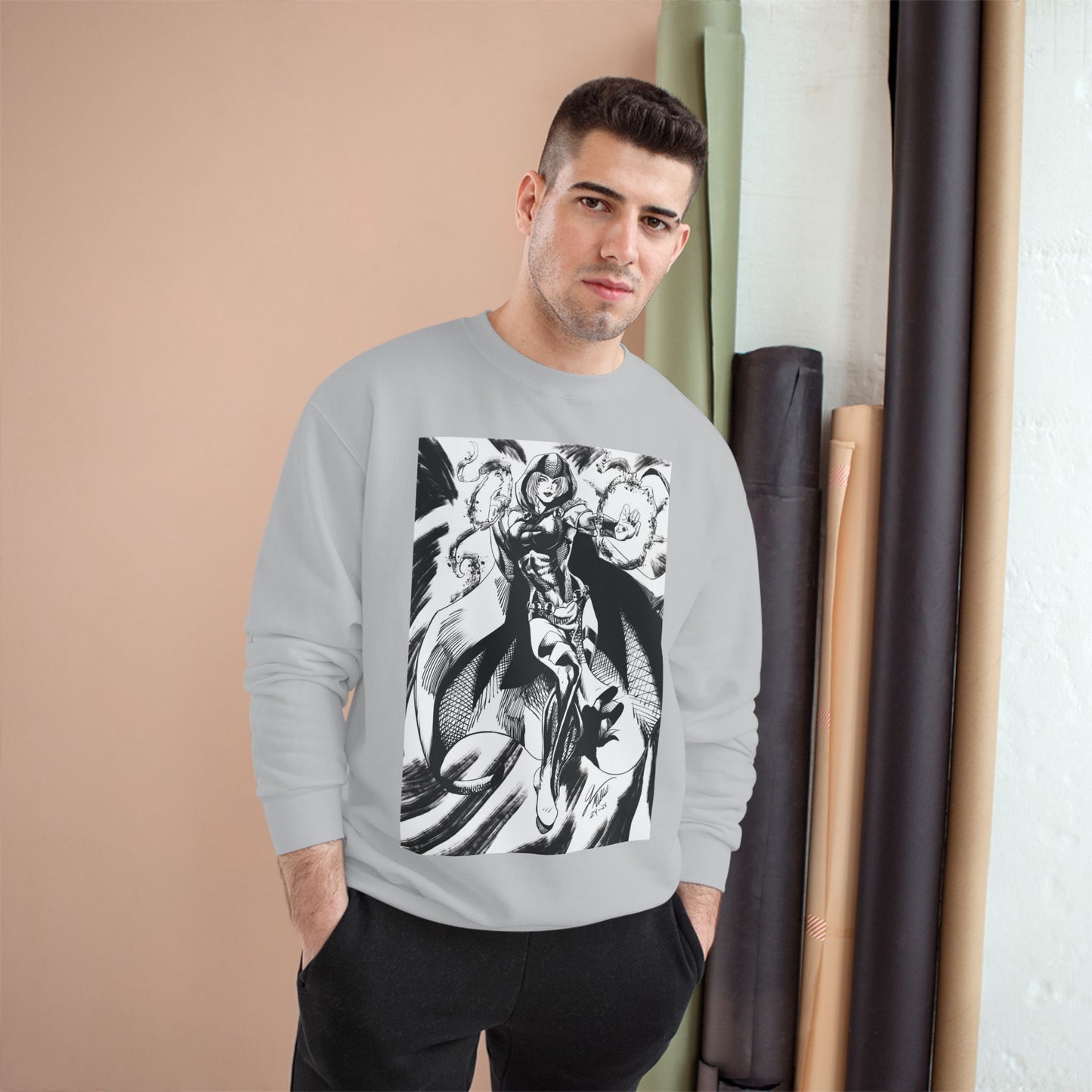 Raven Champion Sweatshirt — Comic Crewneck