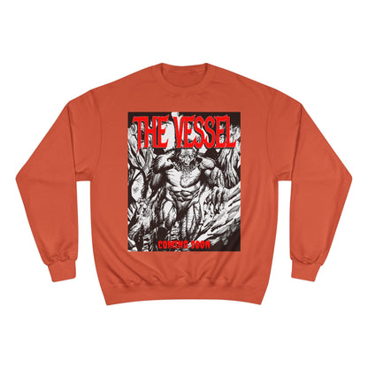 The Vessel Graphic Sweatshirt — Horror Art Crewneck with "Coming Soon" Design