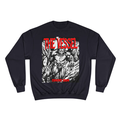 The Vessel Graphic Sweatshirt — Horror Art Crewneck with "Coming Soon" Design
