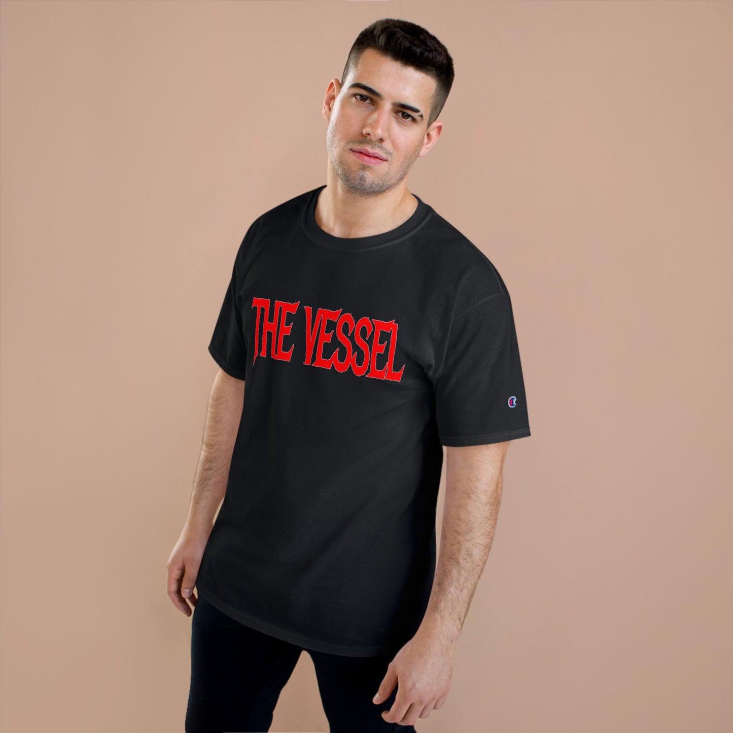 The Vessel Logo T‑Shirt — Horror Comic Back Print