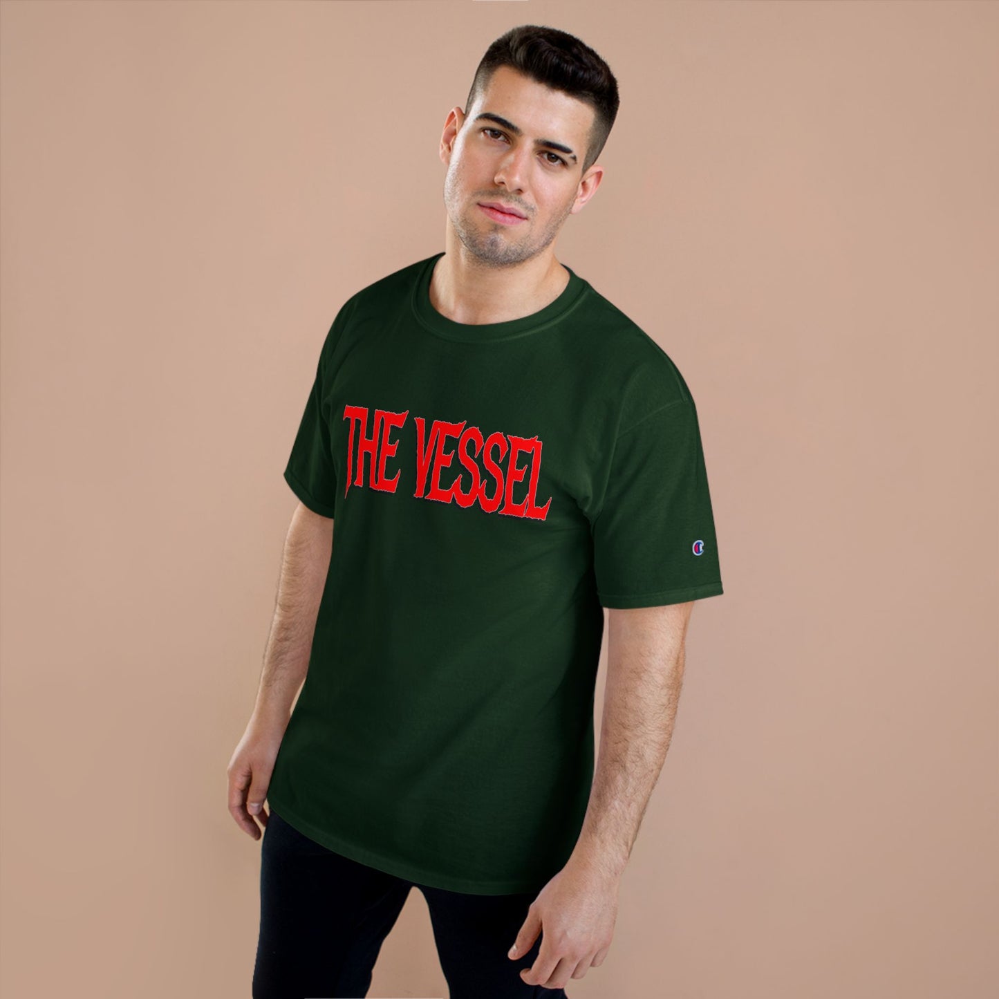 The Vessel Logo T‑Shirt — Horror Comic Back Print