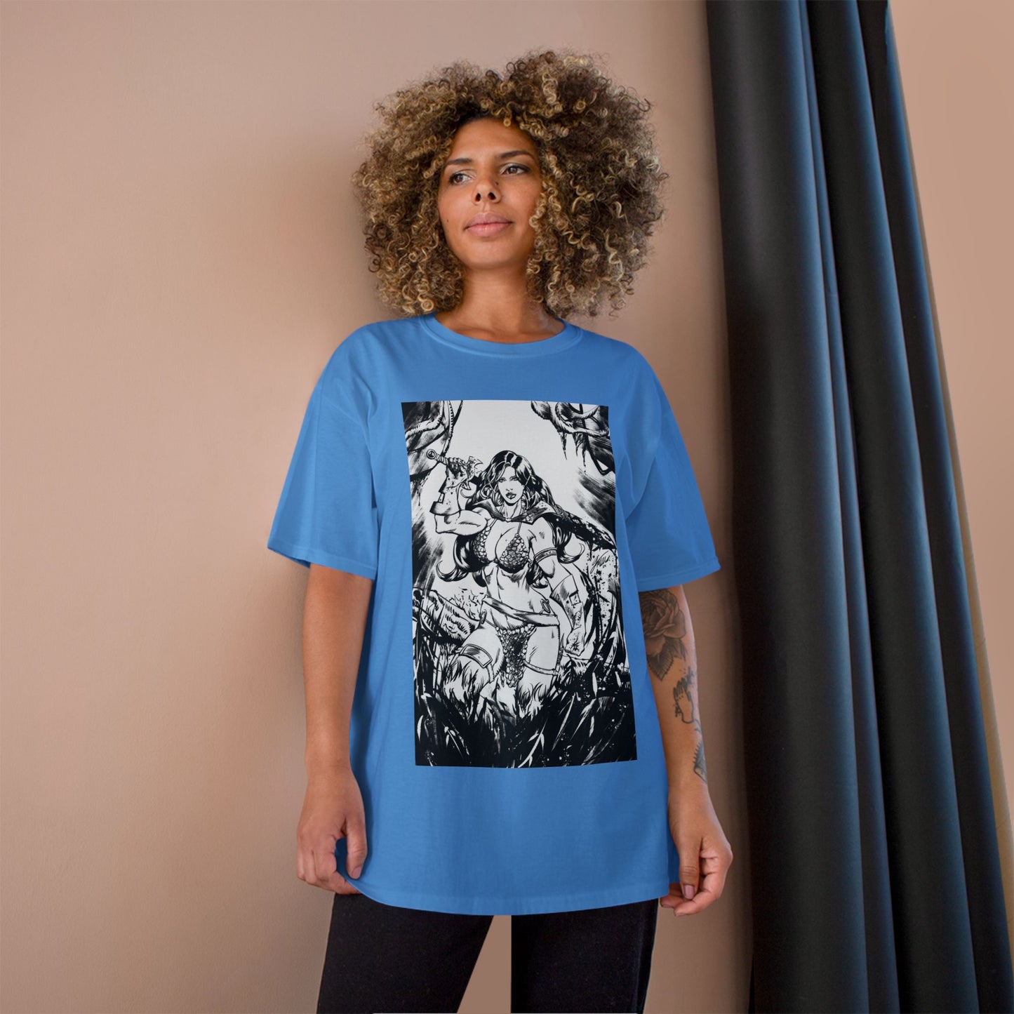Red Sonja Sword & Sorcery Champion T-Shirt — Comic Fantasy Tee