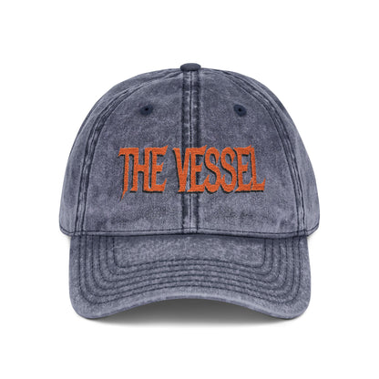 Vintage Embroidered Cap "The Vessel" – Washed Baseball Hat