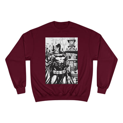 The Bat Arkham Asylum Champion Sweatshirt - Cool Comic Gaming Apparel