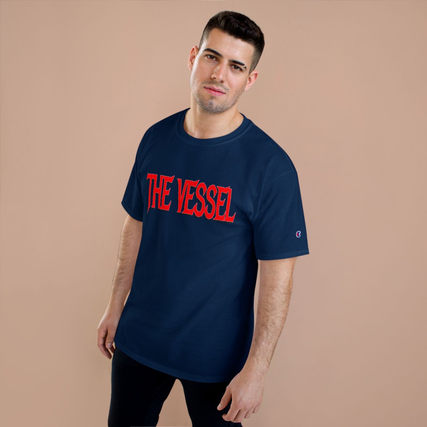 The Vessel Logo T‑Shirt — Horror Comic Back Print