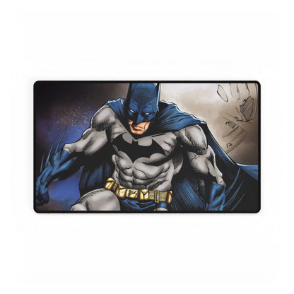 Batman Action Desk Mat — Large Gaming Mousepad with Dark Knight Artwork