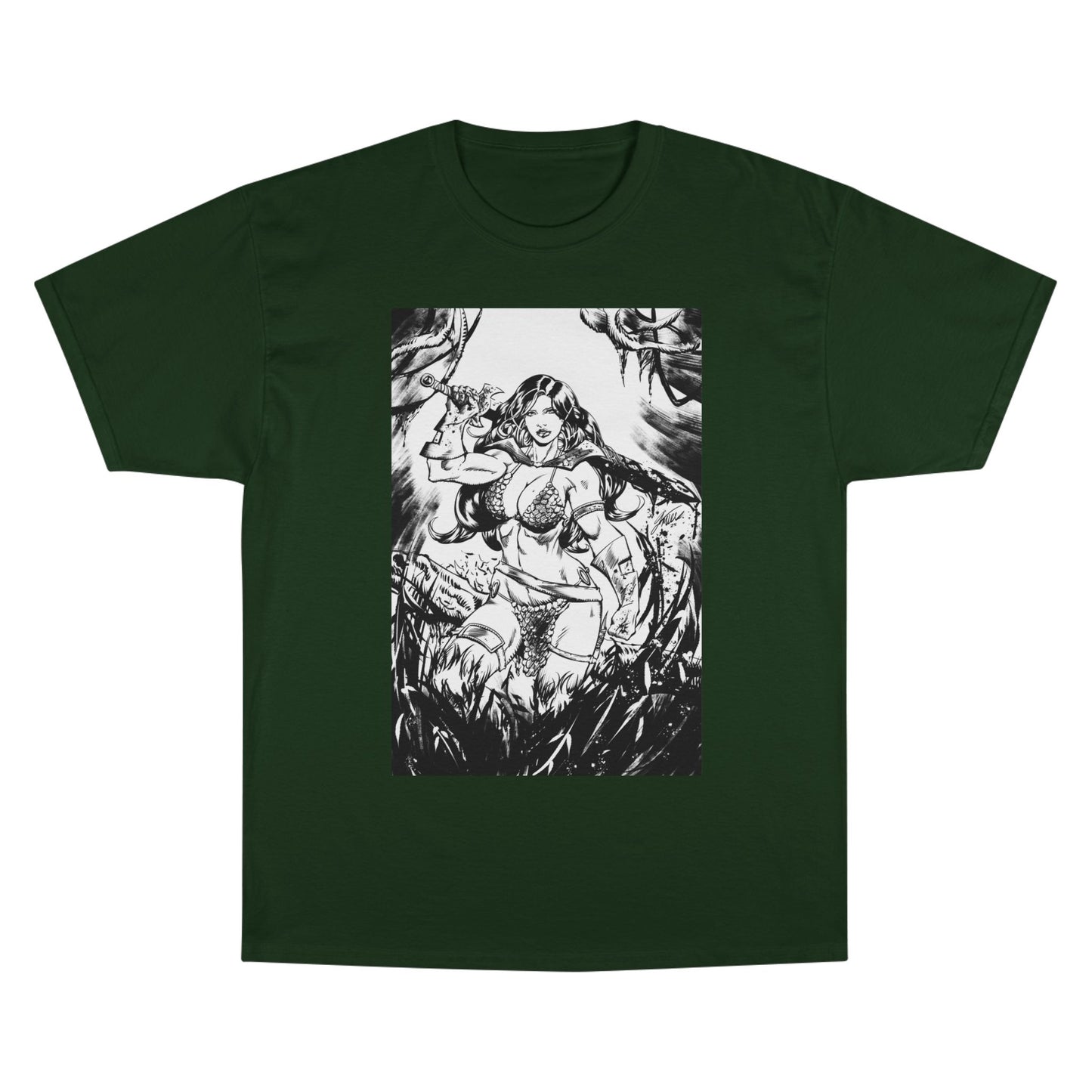 Red Sonja Sword & Sorcery Champion T-Shirt — Comic Fantasy Tee