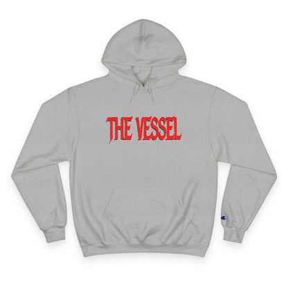 The Vessel Hoodie - Bold Red Logo Champion Pullover