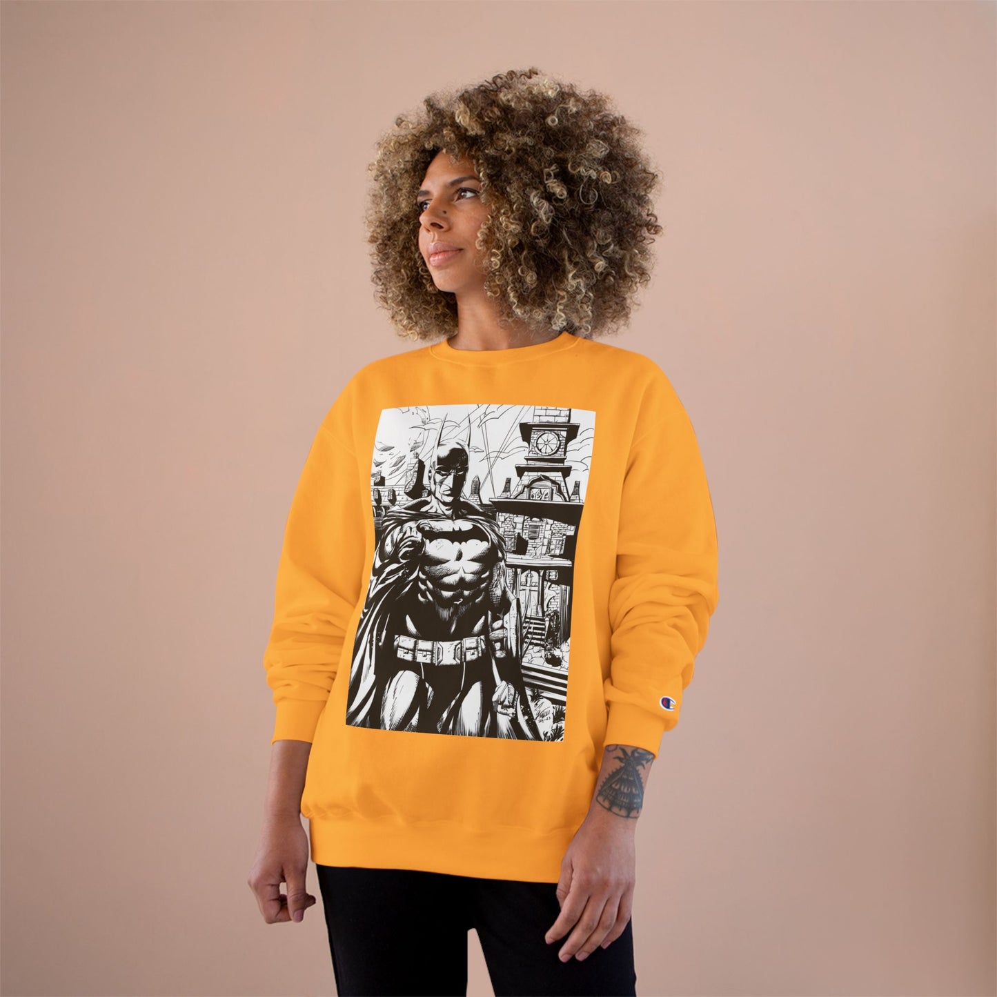 The Bat Arkham Asylum Champion Sweatshirt - Cool Comic Gaming Apparel