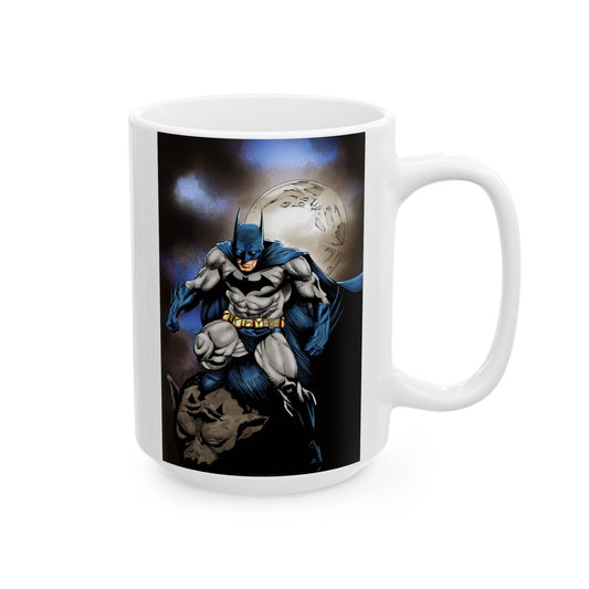 Batman Ceramic Mug — Comic Book Coffee Cup (11oz/15oz)