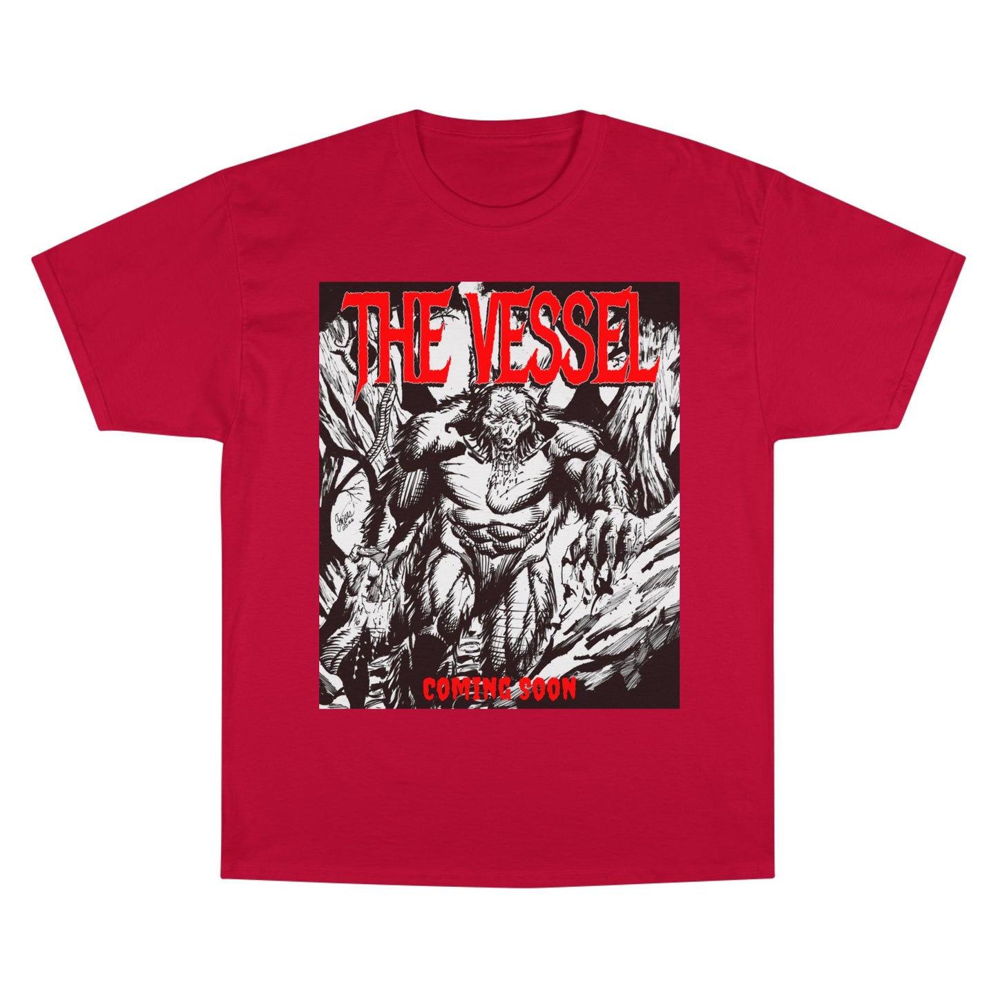 The Vessel Graphic T-Shirt — Horror Comic Art Tee