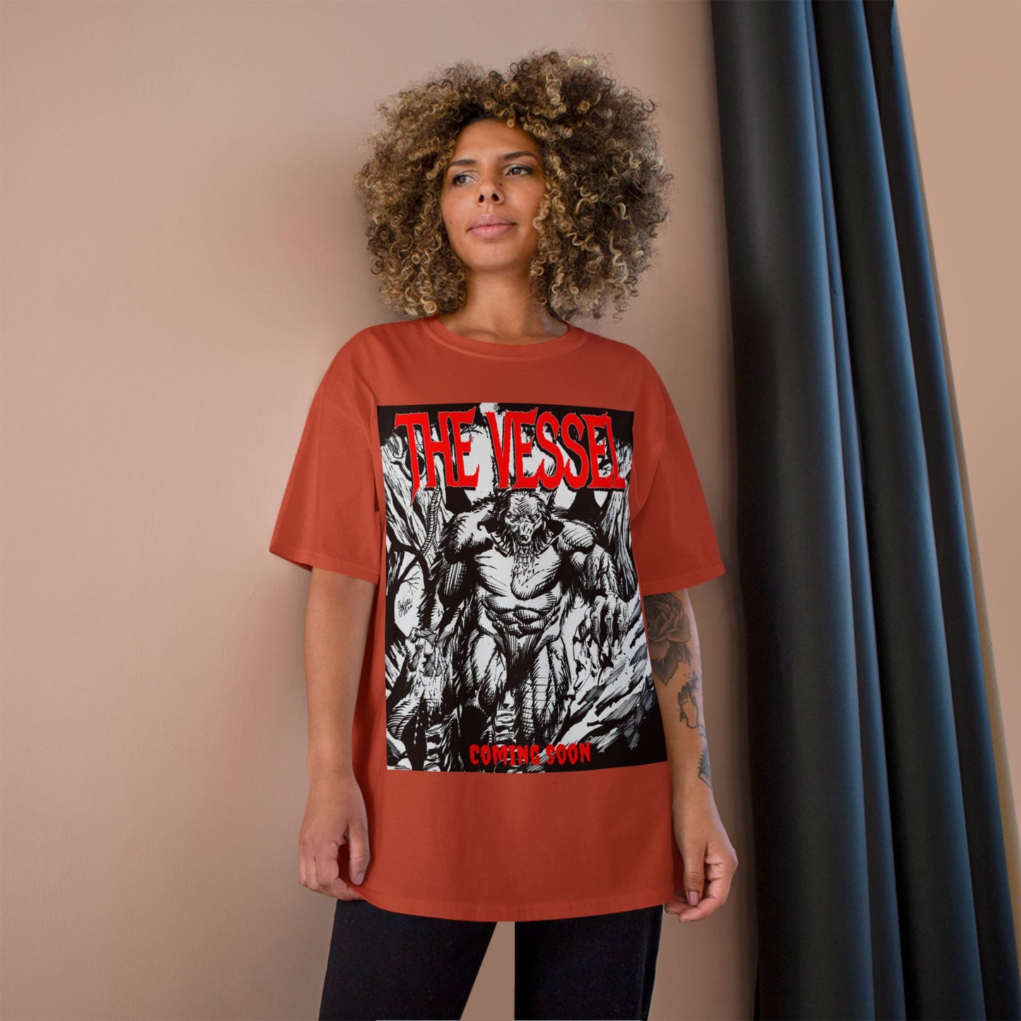The Vessel Graphic T-Shirt — Horror Comic Art Tee