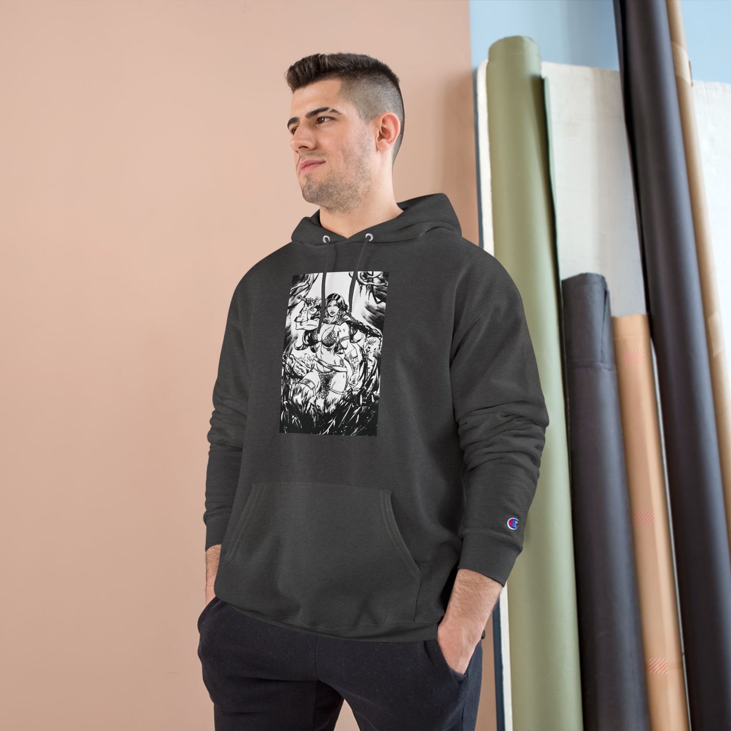 Red Sonja Champion Hoodie — Graphic Hoodie
