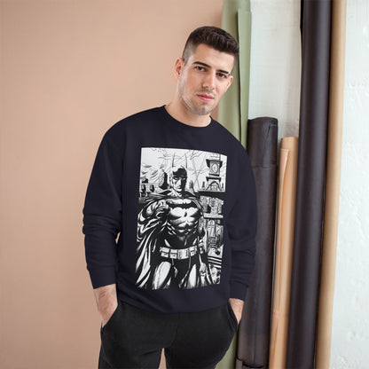 The Bat Arkham Asylum Champion Sweatshirt - Cool Comic Gaming Apparel
