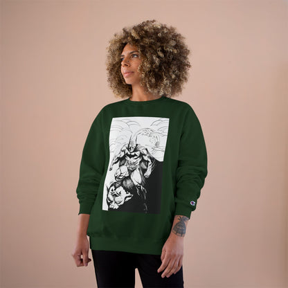 The Bat Comic Champion Sweatshirt - Cool Superhero Graphic Tee
