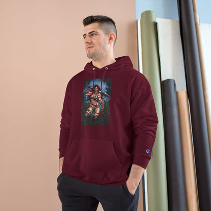 Red Sonja Champion Hoodie — Graphic Hoodie (Color)
