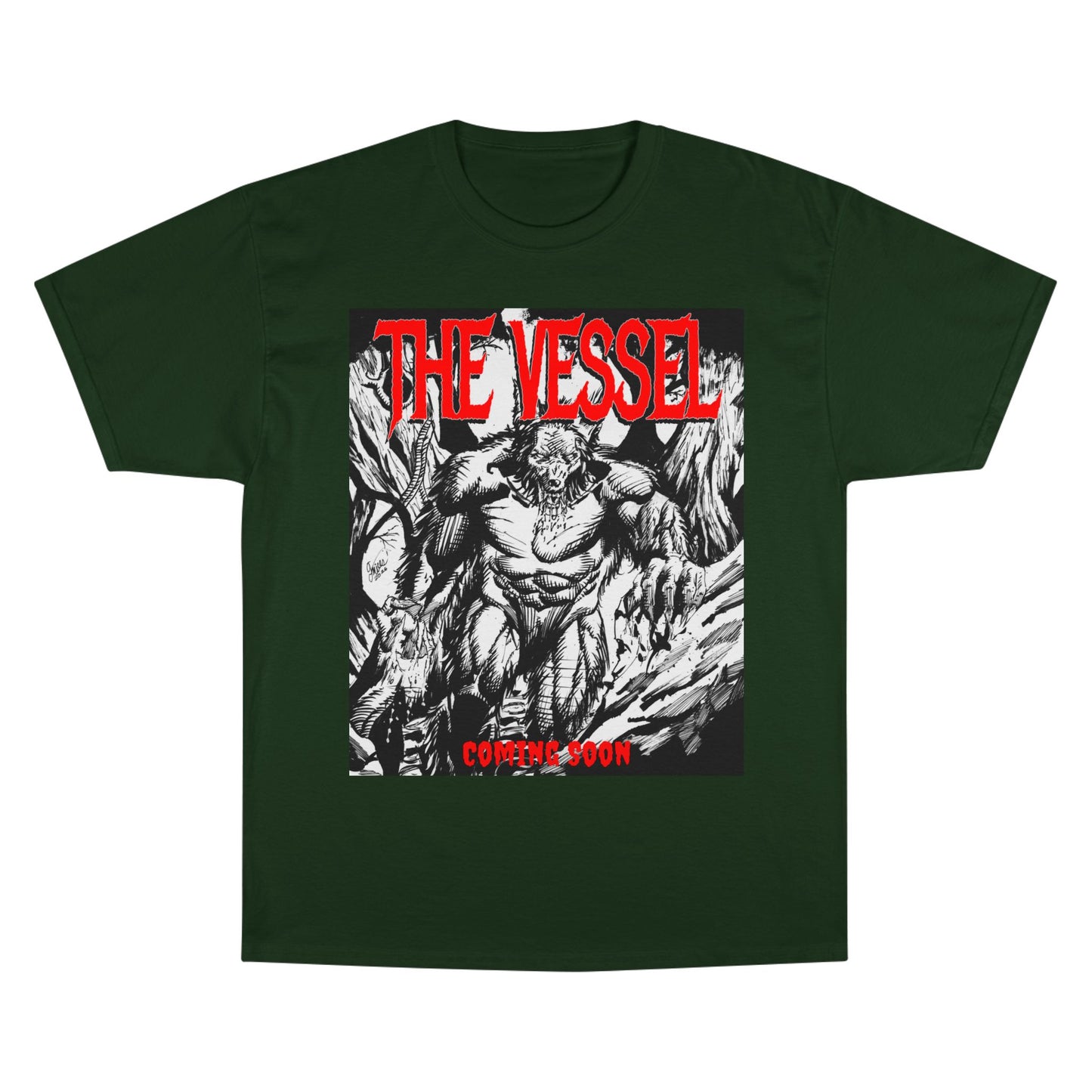 The Vessel Graphic T-Shirt — Horror Comic Art Tee