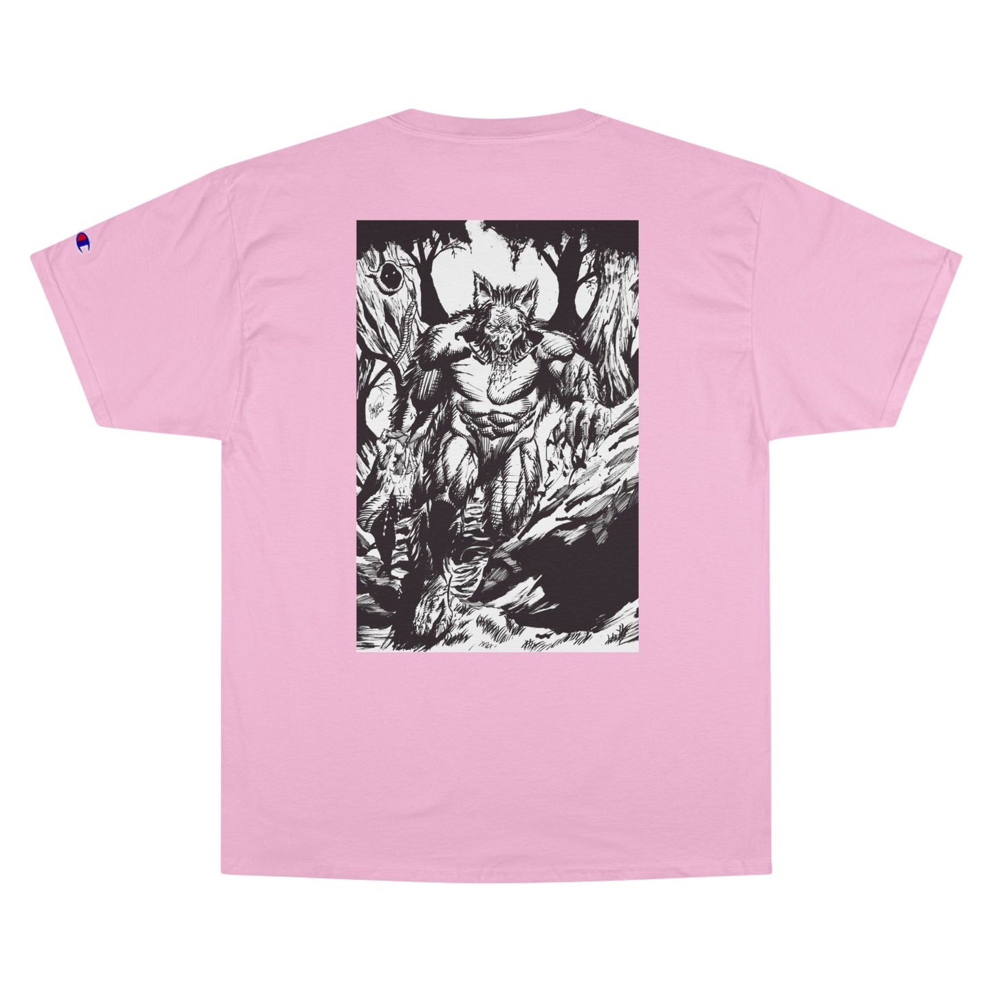 The Vessel Logo T‑Shirt — Horror Comic Back Print