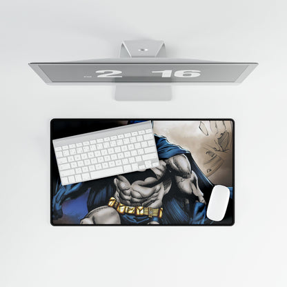 Batman Action Desk Mat — Large Gaming Mousepad with Dark Knight Artwork