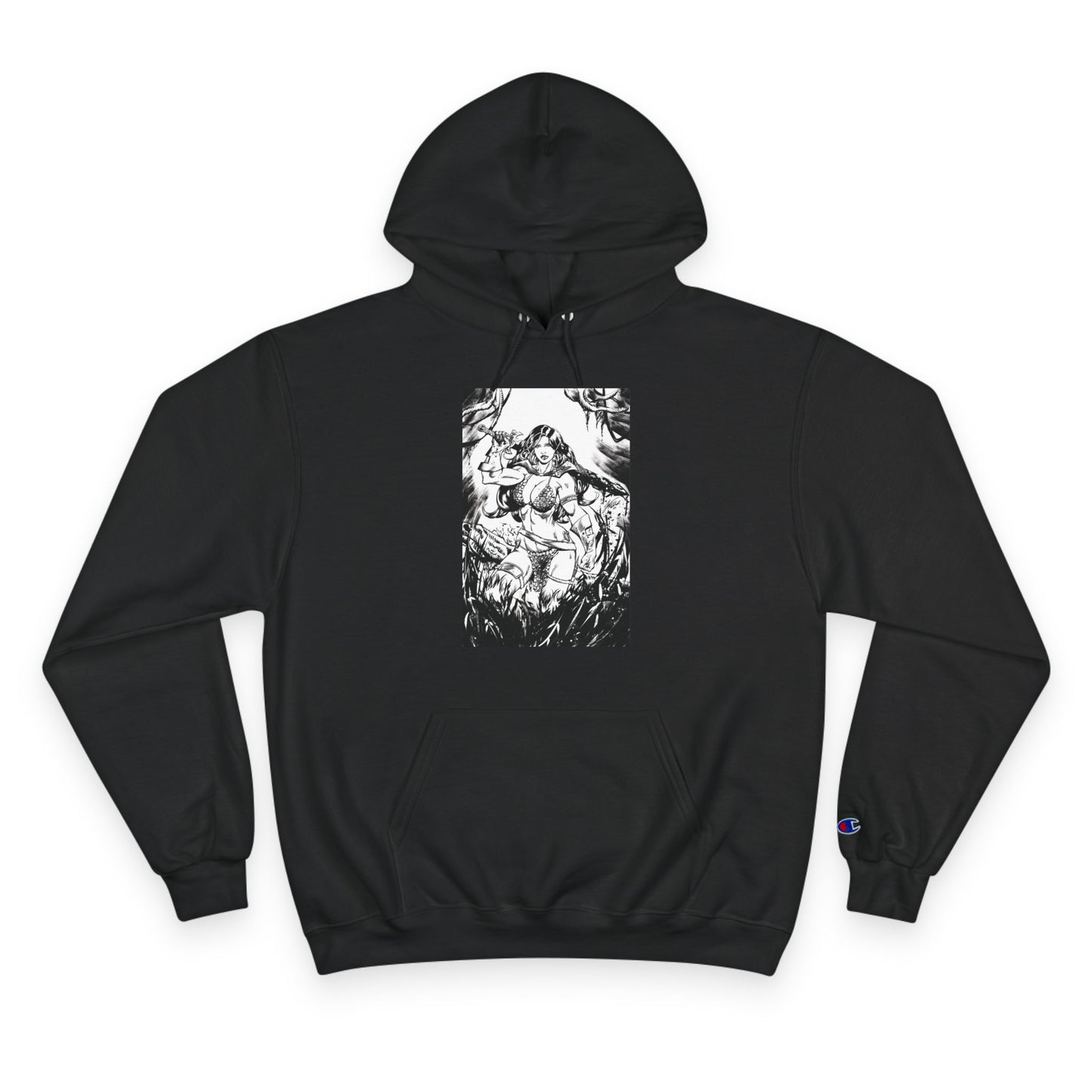 Red Sonja Champion Hoodie — Graphic Hoodie