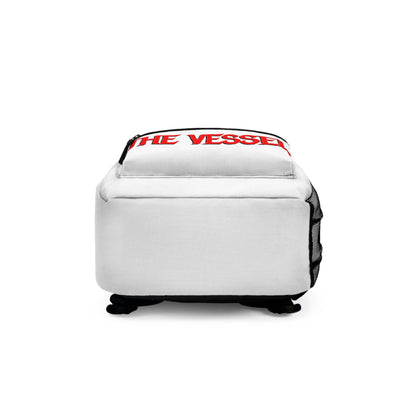 The Vessel Backpack — Gothic Red Logo School & Travel Bag