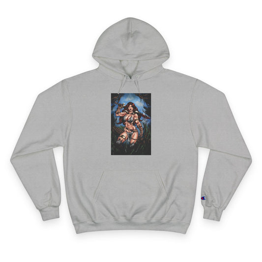 Red Sonja Champion Hoodie — Graphic Hoodie (Color)