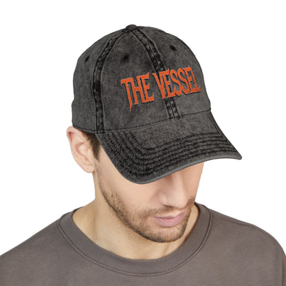 Vintage Embroidered Cap "The Vessel" – Washed Baseball Hat