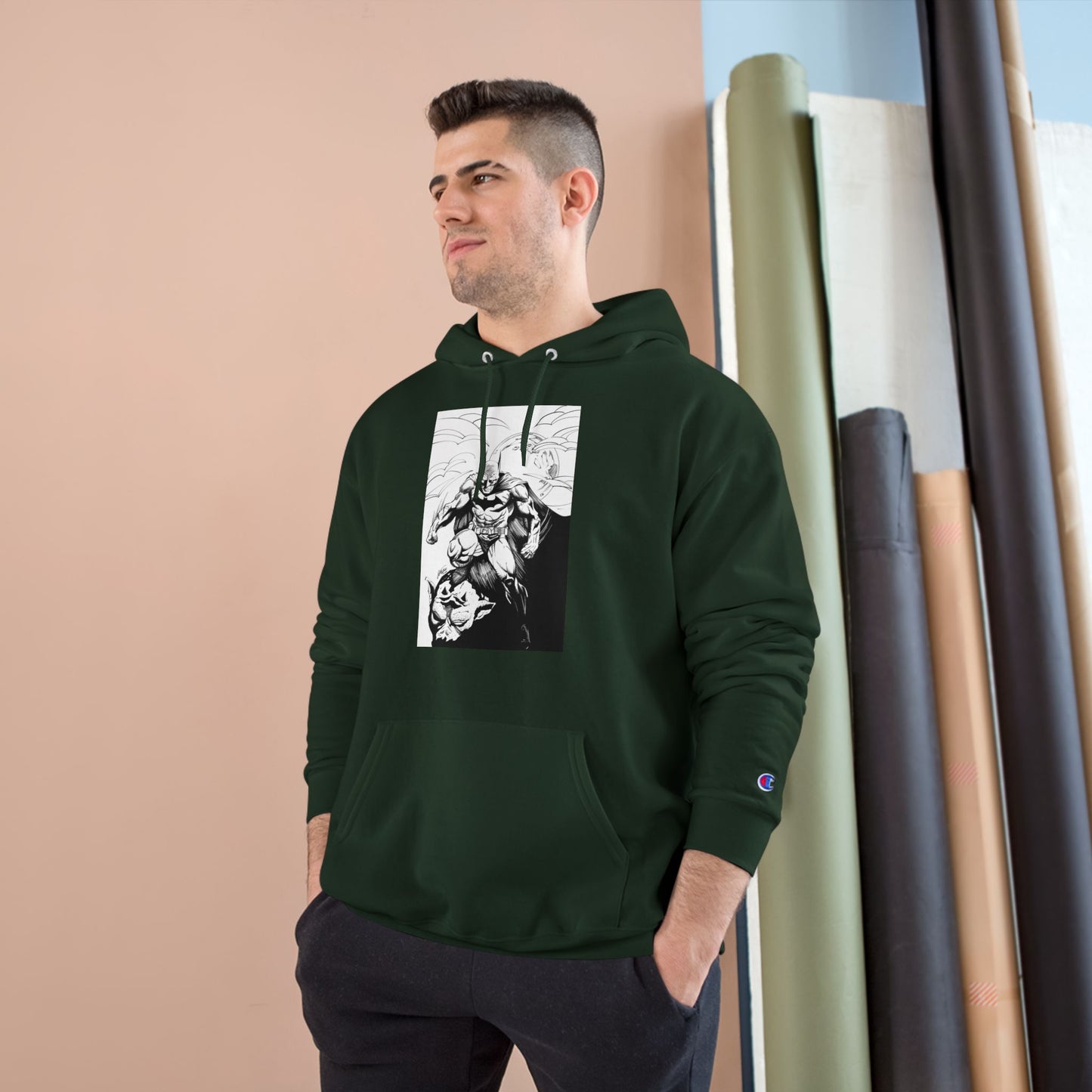 The Bat Champion Hoodie - Cool Comics Design