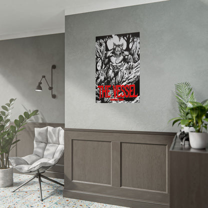 Rolled Poster — "THE VESSEL" Horror Art Print (Werewolf Illustration)