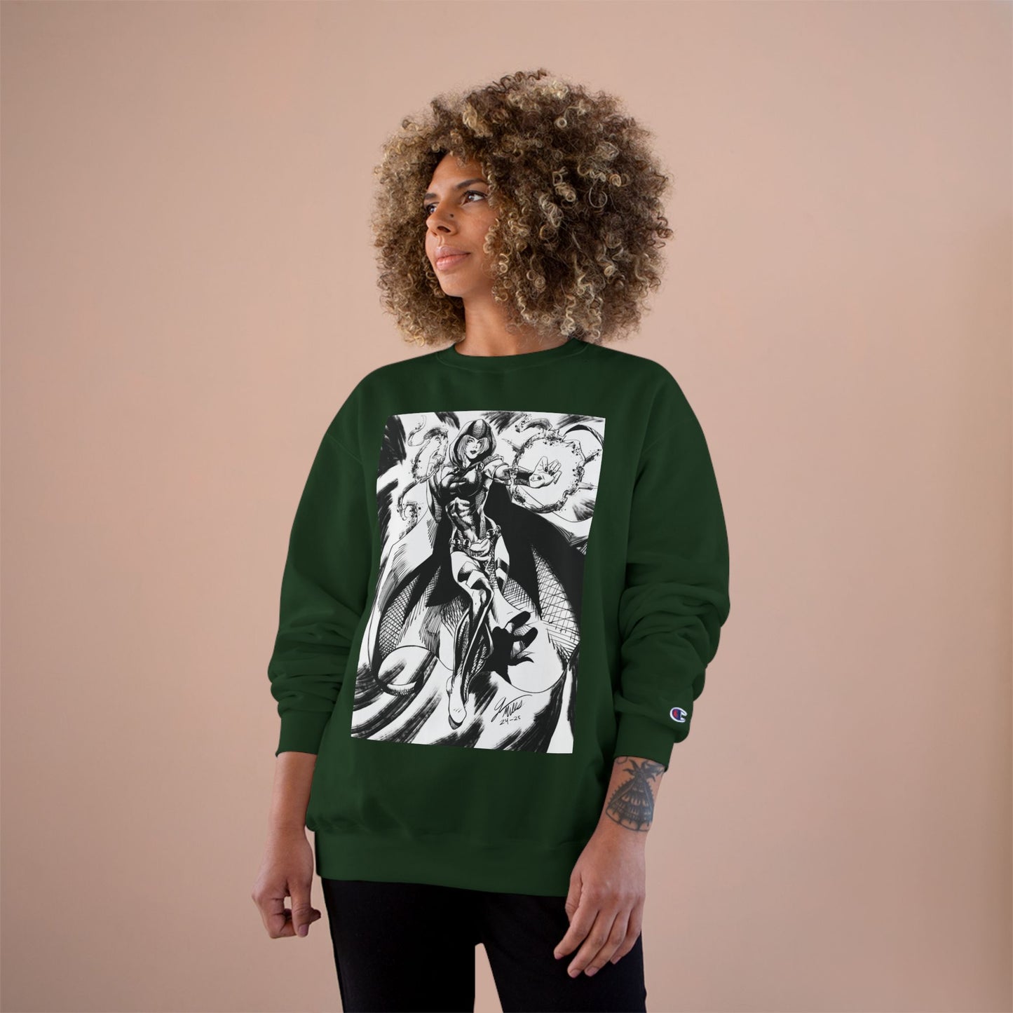 Raven Champion Sweatshirt — Comic Crewneck