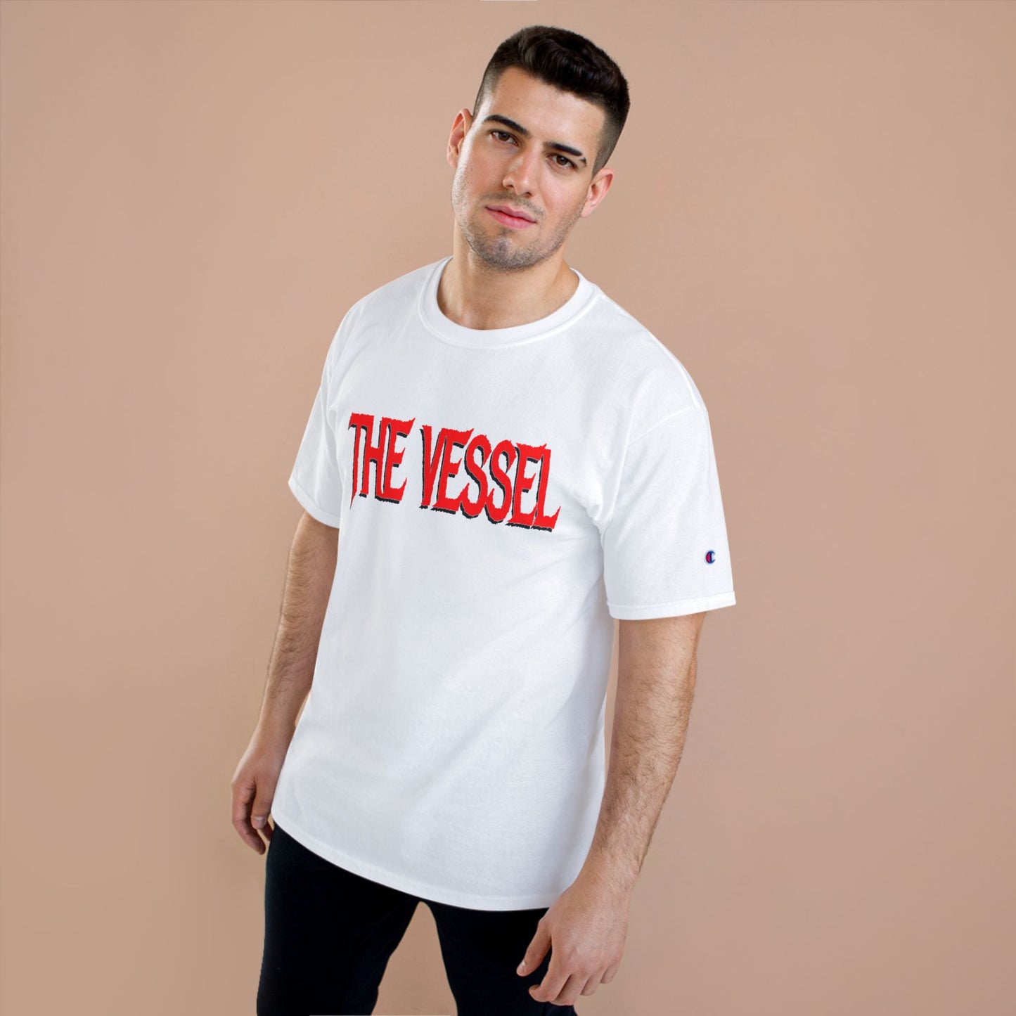 The Vessel Logo T‑Shirt — Horror Comic Back Print