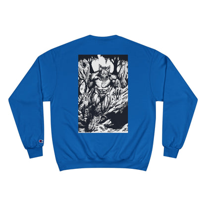 The Vessel Logo Crewneck (Red Logo, Gothic Art Back)