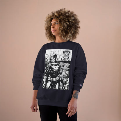 The Bat Arkham Asylum Champion Sweatshirt - Cool Comic Gaming Apparel