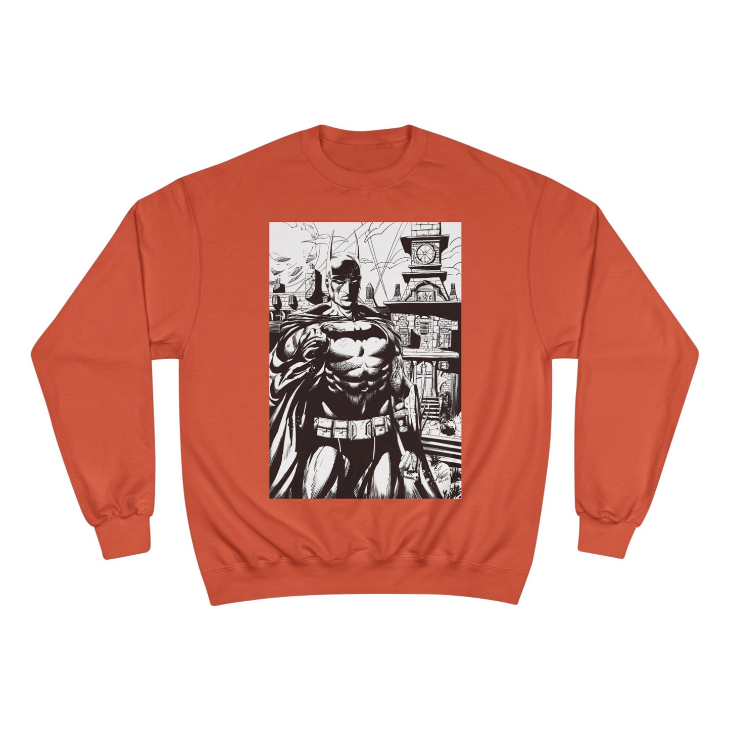 The Bat Arkham Asylum Champion Sweatshirt - Cool Comic Gaming Apparel